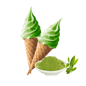 Matcha Soft Ice Cream Powder Base Mix Authentic Green Tea Flavor for Dessert Business Sugar Additives Box Packaging <b>Machine</b> Use - Product Image 5