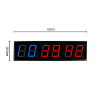Profesional Home Fitness LED electrónico cuenta regresiva reloj temporizador programable Control remoto para intervalo deportes cronógrafo