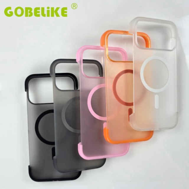 Skin Friendly Matte Stand case Magnetic Mobile Phone Cover for iphone 17 Pro