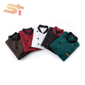 <span class=keywords><strong>Divisa</strong></span> da Chef SIKE a Maniche Lunghe per Ristorante, Caffetteria, Cucina, Hotel, Uniforme Estiva a Maniche Corte - Product Image 1