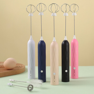 Fouet Électrique de Cuisine, Mélangeur à Café, Recharge USB, <span class=keywords><strong>en</strong></span> Acier Inoxydable, Mousseur à Lait Électrique Portable, Fouet à Matcha, Mousseur à Œufs - Product Image 1