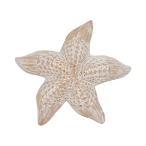 Figurina di stella marina in resina, decorazione costiera per casa, ufficio, mensola, bagno, tavolino da caffè. - Product Image 1