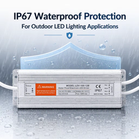 Driver LED étanche IP67 100W 12V 24V avec protection contre les surcharges pour éclairage de signalisation LED