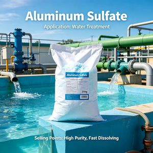 Sulfato de Aluminio en Polvo al 16% 17% en Paquetes de 50 kg a Precio de Fábrica para Piscinas - Product Image 1