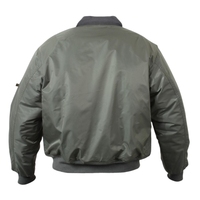Blouson aviateur décontracté MA-1 imperméable personnalisé pour homme – Coupe-vent d'hiver avec fermeture éclair