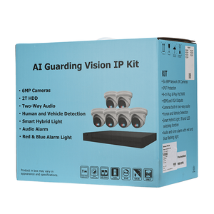 <span class=keywords><strong>Kit</strong></span> Système <span class=keywords><strong>de</strong></span> Caméras <span class=keywords><strong>de</strong></span> Sécurité HIK OEM 6MP Smart Hybrid Light Turret <span class=keywords><strong>Camera</strong></span> 8 Canaux 2 To HDD 4K NVR en Stock Prêt à l'emploi - Product Image 6