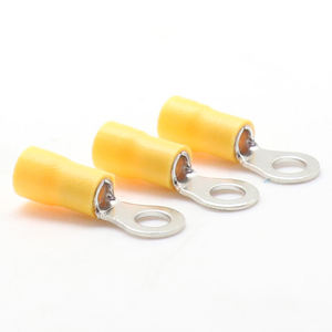 Conectores de Cable Eléctrico Redondos de Latón y Cobre <span class=keywords><strong>Serie</strong></span> RV 5.5-6 12-10AWG, Terminales de Anillo para Batería de Alta Resistencia Certificados - Product Image 6