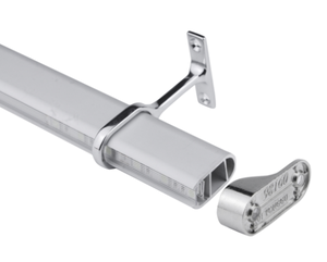 Profilo in <span class=keywords><strong>Alluminio</strong></span> <span class=keywords><strong>LED</strong></span> Personalizzabile <span class=keywords><strong>per</strong></span> Illuminazione Armadietti, Profilo LS-118 Piatto a U Nero Argento PC Anodizzato Quadrato - Product Image 4