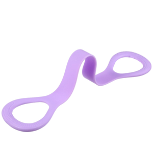 Banda de Resistencia de Silicona Azul en Forma de 8 para Yoga y Entrenamiento de Pecho - Product Image 6