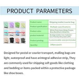 Sac d'expédition en polyéthylène auto-scellant pour le transport, résistant aux déchirures, durable, pour vêtements, ménage, express, emballage en polyéthylène - Product Image 6