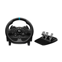 Volant de Course et Pédalier Logitech G923 Driving Force pour PS5 PS4 PC, Équipement de Jeu