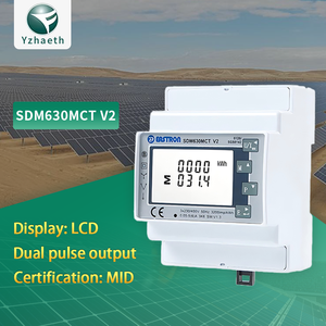 Medidor de energía inteligente multifuncional tipo riel de guía Medidor inteligente de 3 fases para inversor solar <span class=keywords><strong>Growatt</strong></span> - Product Image 1
