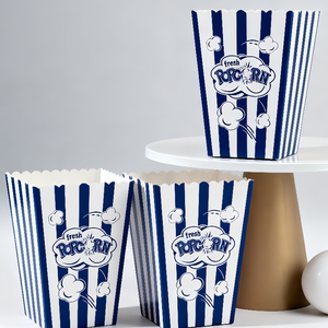 Boîtes à pop-corn jetables bon marché en gros biodégradables faites de papier de qualité alimentaire emballage de pop-corn - Product Image 2
