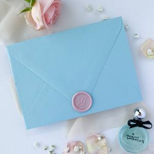 맞춤형 로고 비즈니스 포켓 왁스 씰 핫 스탬핑 크래프트 종이 선물 봉투 - Product Image 6