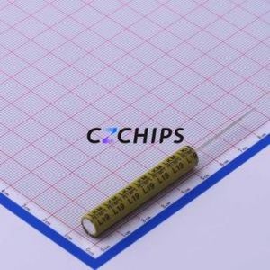 Condensateur électrolytique en aluminium à montage traversant LKMD5001K471MF, composant à montage traversant (THT), D8xL50mm 470uF 20% 80V 3.5mm - Product Image 2