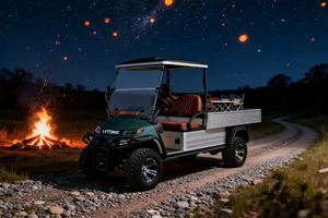Chariot de <span class=keywords><strong>golf</strong></span> tout-terrain A827.H8G avec châssis renforcé et poutre transversale pour une rigidité torsionale accrue lors du transport tout-terrain - Product Image 4