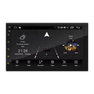 Diboev 7 ''xách tay không dây Carplay màn hình <span class=keywords><strong>Android</strong></span> Auto Airplay Car đài phát thanh stereo với 2.5K video Dash Cam DVR camera phía trước - Product Image 4