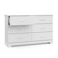 Commode de rangement à 6 tiroirs, table de chevet pour chambre à coucher, commode en bois laqué