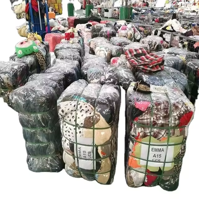 Новые женские платья ropa оптом Pacas De Ropa Фирменные женские платья Топы футболки одежда тюков