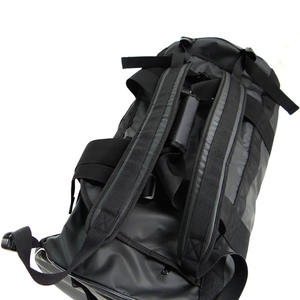 מותאם אישית נסיעות שחור תיק duffel קיבולת גדולה אופנתית הסגר רשת כיס עמיד למים ספורט אביזרים - Product Image 5