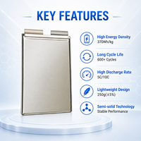 Baterai Lithium Polymer 3.7V 25000mAh Tahan Lama 600 Siklus untuk Drone Penyemprot Pertanian dan Drone Penyelamat
