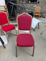 Chaises pliantes en métal pour banquets d'hôtel, idéales pour la location d'appartements et d'événements en extérieur