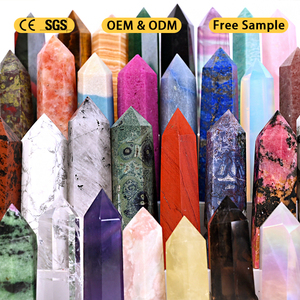 Bán buôn tinh thể tự nhiên tháp điểm đánh bóng vật liệu khác nhau Tinh thể chữa bệnh tháp đá để trang trí - Product Image 4