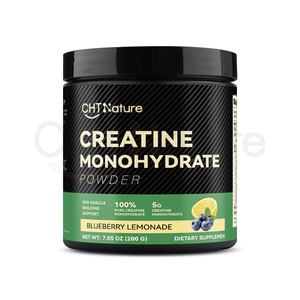 CHTNature integratori limonata ai mirtilli aromatizzato 200 maglia pura creatina monoidrato in polvere - Product Image 2