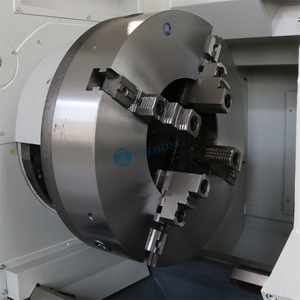 QK1327 Máquina de torno de campo de aceite CNC <span class=keywords><strong>horizontal</strong></span> Torno de cama plana de husillo único resistente automático Nueva condición - Product Image 3