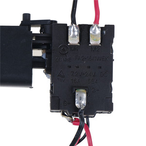 Regolatore di velocità per trapano 7.2 V - 24 V, interruttore a grilletto per controllo velocità trapano a batteria al litio con piccola luce - Product Image 3