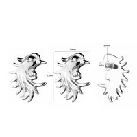 Vente en gros de bijoux de piercing pour cartilage d'oreille en titane plaqué or 18 carats, motif oiseau volant, style vintage - Cadeau de mariage et de fête, accessoire de mode