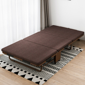 Muebles para el Hogar, <span class=keywords><strong>Cama</strong></span> Individual o Doble de Metal Ajustable y Plegable, Sofá <span class=keywords><strong>Cama</strong></span> <span class=keywords><strong>con</strong></span> Colchón Suave - Product Image 2