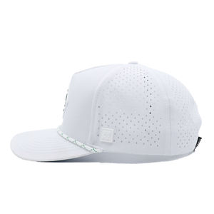 หมวกกอล์ฟกันน้ำระดับพรีเมียมแบบ 5 แผง พร้อมแผ่นยางปักแบบกำหนดเองและเชือกสำหรับกิจกรรมกอล์ฟกลางแจ้งที่ระบายอากาศได้ดี - Product Image 3