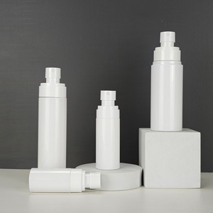 Factory Wholesale Face Body <b>Mist</b> Spray <b>Bottle</b> 50ml 60ml 80ml 100ml White Round PET Plastic Dispensing <b>Bottle</b> Cosmetic Packaging - Product Image 5