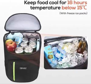 Sac à dos isotherme souple et imperméable pour livraison de repas, pique-nique et glacière – Vente en gros, meilleur prix - Product Image 3
