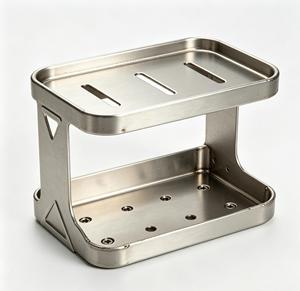 Caja Metálica de Acero Inoxidable Mecanizada por CNC con Orificios de Montaje y Fijaciones de Tornillos, Servicio de Mecanizado CNC Personalizado - Product Image 4