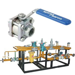 Vanne à boisseau sphérique Spirax Sarco série M10S2RB, 1/2" BSP PN40, vanne à boisseau sphérique 3 pièces, adaptée aux liquides et aux condensats - En stock - Product Image 1