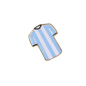 Badge métallique personnalisé en forme de vêtement avec fermoir papillon pour souvenirs, publicité, cadeaux promotionnels d'entreprise - Product Image 4