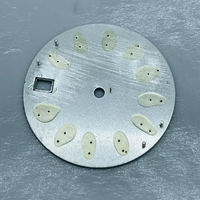 Nouveau cadran de montre de plongée 3D Snowflake NH35, cadran de montre en nacre modifié pour mouvement NH36, diamètre 28,5 mm