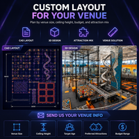 Équipement de terrain de jeu intérieur commercial, structure de jeu d'aventure multi-niveaux, structure d'escalade, conception personnalisée pour les projets FEC