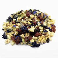 Fruitige Vlindererwtenbloem Mengsel Gedroogde Cranberry Appel Rozijn Smaak Hete/IJskoude Brouwsel voor Koffie Bubble Tea Shop |   OEM-tas/verpakking