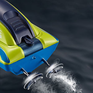 Bateau de hors-bord télécommandé à grande vitesse radiocommande électrique modèle de bateau de jouet d'eau de garçon électrique à grande vitesse - Product Image 6