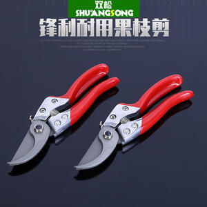 กรรไกรตัดกิ่งเคลือบเทฟลอน สแตนเลส ด้ามจับสีแดง ขนาด 20-30 มม. สำหรับตัดแต่งกิ่งไม้ ผลไม้ และผัก - Product Image 5