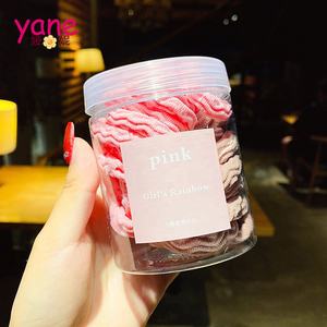 Yeni kızlar elastik saç bandı <span class=keywords><strong>2</strong></span> renk saç lastik bantlar (lastikler) kutusu - Product Image 6