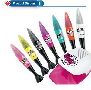 Jeu de simulation de mode robe <span class=keywords><strong>jouet</strong></span> électrique sèche-<span class=keywords><strong>cheveux</strong></span> avec ensemble de stylos à ongles - Product Image 2