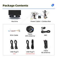 MEKEDE 7870 Écran multimédia de voiture 12,3 pouces avec Car-play Auto, résolution 2K 2400*900, lecteur audio de voiture, ADAS DVR pour Toyota 4Runner 07-21