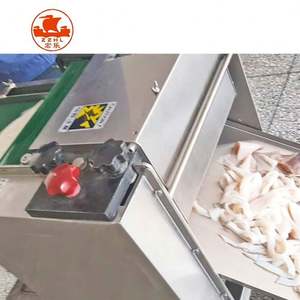 Cortadora de cubo de calamar comercial Máquina de procesamiento de rebanado de calamar Máquina cortadora de anillo de calamar con precio bajo - Product Image 3