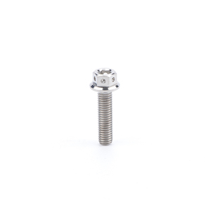 Vis hexagonale en acier inoxydable M6 à bride creuse modifiée pour moto, en titane brûlé - Product Image 5