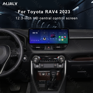 Autoradio multimédia Android 12,3 pouces avec navigation GPS, lecteur vidéo, stéréo, Carplay Auto pour <span class=keywords><strong>Toyota</strong></span> <span class=keywords><strong>RAV4</strong></span> 2023 - Product Image 4