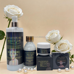 Kit <span class=keywords><strong>de</strong></span> Soins Éclaircissants pour la Peau Marque Blanche : Sérums Visage <span class=keywords><strong>et</strong></span> Corps au Glutathion <span class=keywords><strong>et</strong></span> <span class=keywords><strong>Vitamine</strong></span> C – Réduit les Taches Brunes pour une Peau Éclatante - Product Image 5